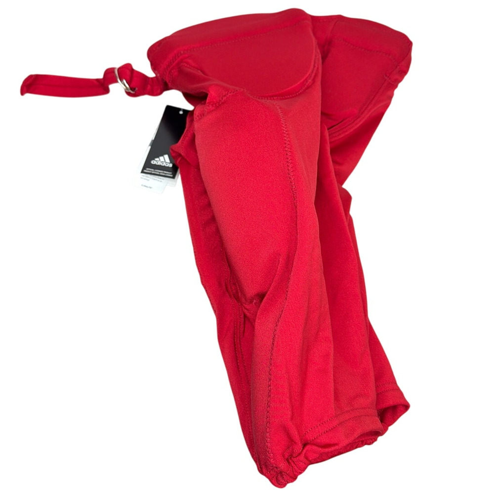 NWT Adidas Integrated Red Football Pants With Pads Mens Size Medium - Picture 4 of 7